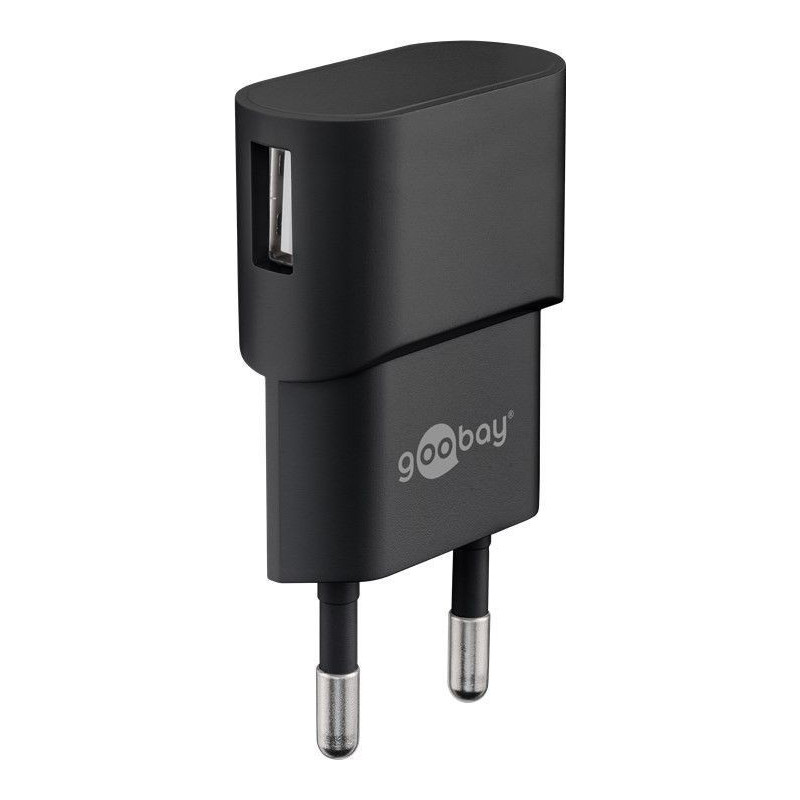 Mobiltillbehör - Goobay strömadapter för telefoner 1A AC-adapter mobilladdare