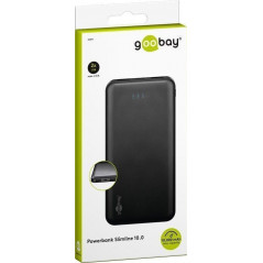 Portabla batterier - Goobay PowerBank batteri på 10.000mAh 2.1A