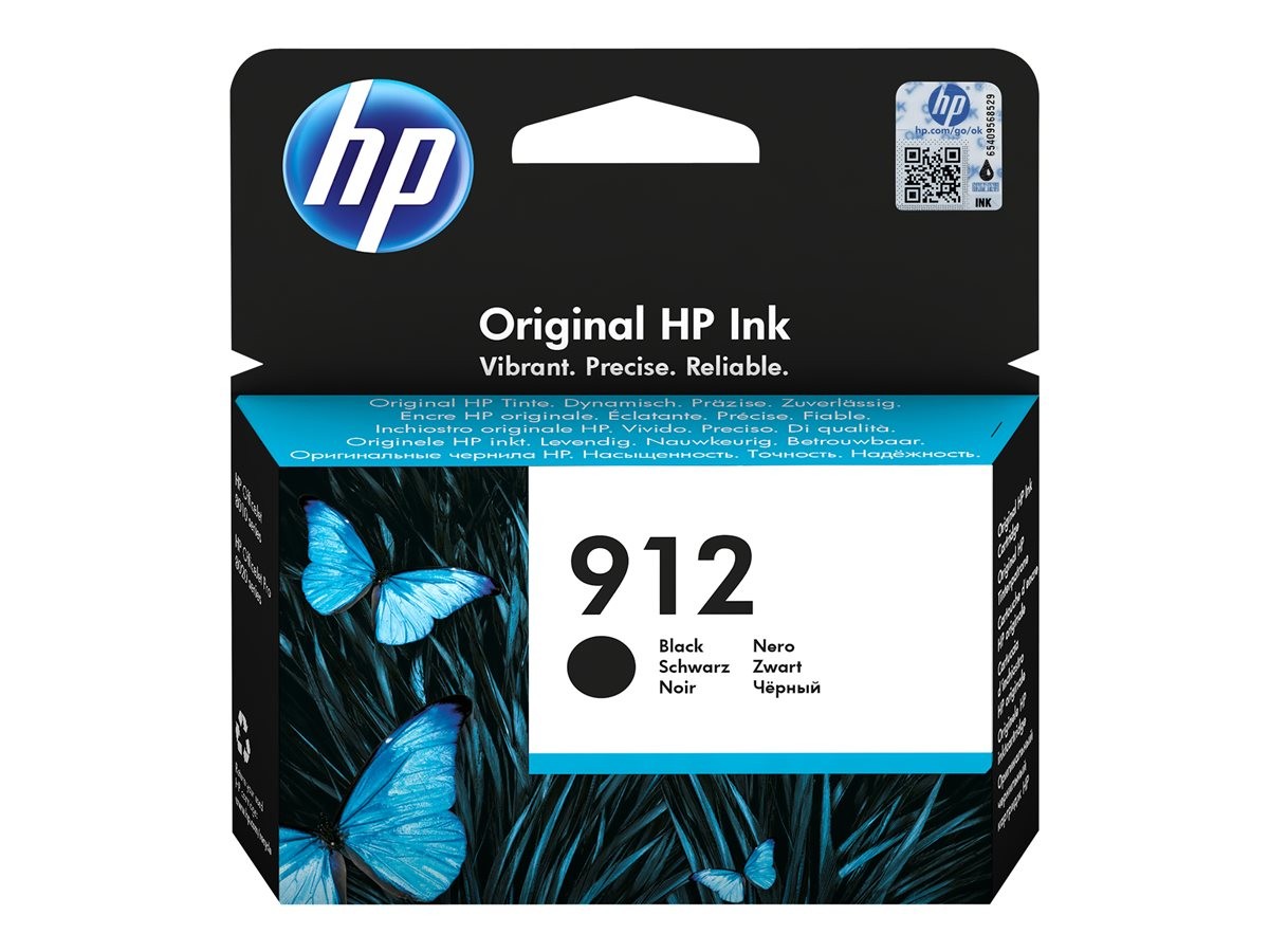 Bläckpatron HP 912 svart för HP Officejet