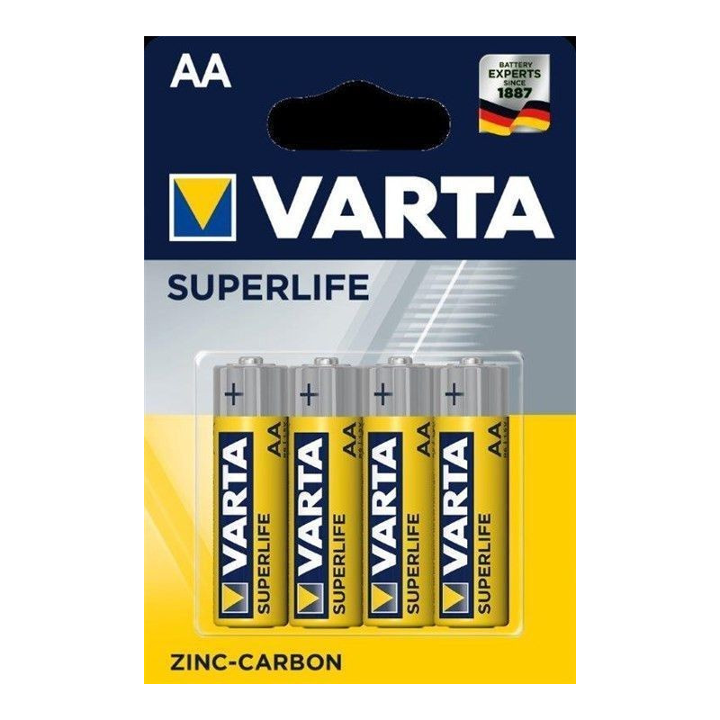 Batteri - Varta Superlife 4-pack AA-batterier LR06