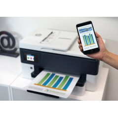 Multifunktionsskrivare - HP Officejet Pro 7720 trådlös allt-i-ett-skrivare för A3