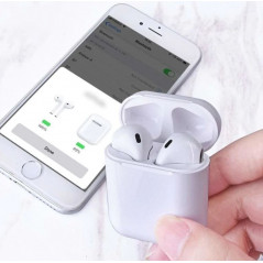 In-ear - TWS i12 Trådlöst Bluetooth in-ear hörlurar och headset
