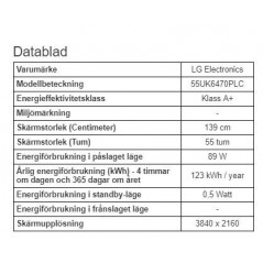 TV-apparater - LG 55-tums UHD 4K Smart-TV