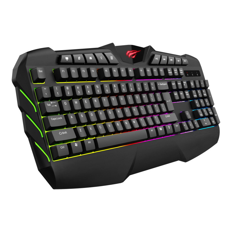 Bakgrundsbelyst tangentbord gaming - Havit bakgrundsbelyst gaming-tangentbord