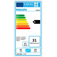 15 - 24" Datorskärm - Philips 24" LED-skärm med IPS-panel