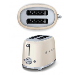 Brödrost - Smeg Brödrost 2 Skivor, Cream