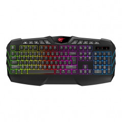 Paket tangentbord & mus gaming - Havit RGB gaming-kit med tangentbord, headset & mus mm