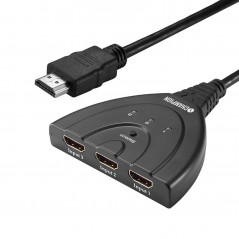 Skärmkabel & skärmadapter - Champion HDMI-switch 3x1 i 4K