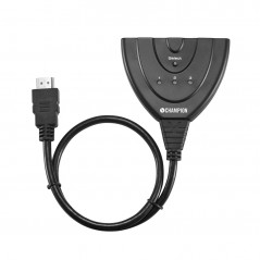 Skärmkabel & skärmadapter - Champion HDMI-switch 3x1 i 4K