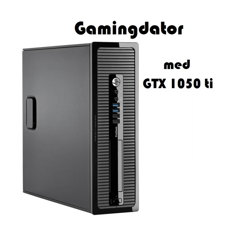Demohörna - Speldator HP ProDesk 600 G1 (beg) GTX 1050 Ti