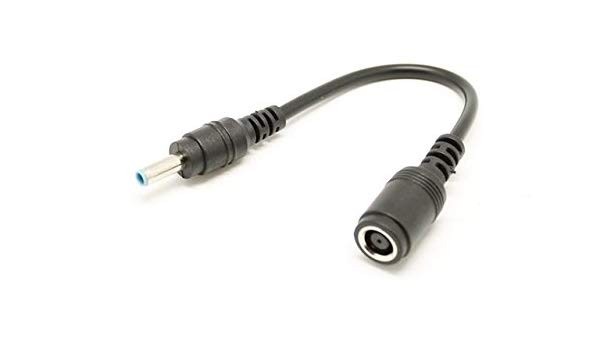 HP konverteringskabel standard HP BlackTip 7.4x5.0mm till HP BlueTip 4.5x3.0mm upto 65/90W