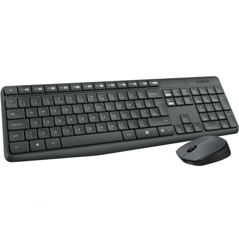 Trådlösa tangentbord - Logitech MK235 trådlöst tangentbord & mus