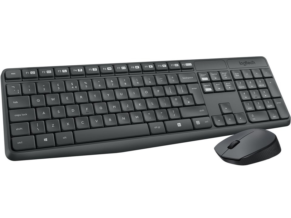 Logitech MK235 trådlöst tangentbord och mus