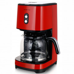 Kaffekokare och espressomaskin - Kaffebryggare Retro Black 1,5l 900Watt i röd