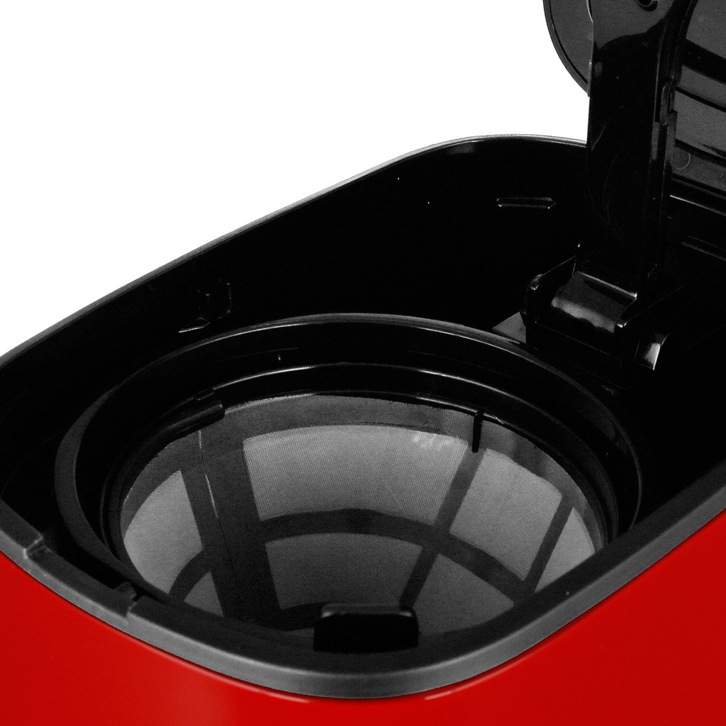 Kaffebryggare Retro Black 1,5l 900Watt i röd - CME-121593.7 | Billi...