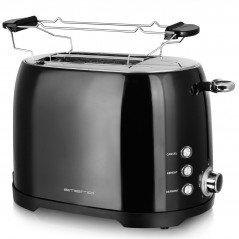 Brödrost - Brödrost Retro Black för 2st skivor Svart