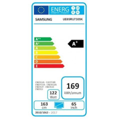 TV-apparater - Samsung Curved 65-tums 4K UHD-TV