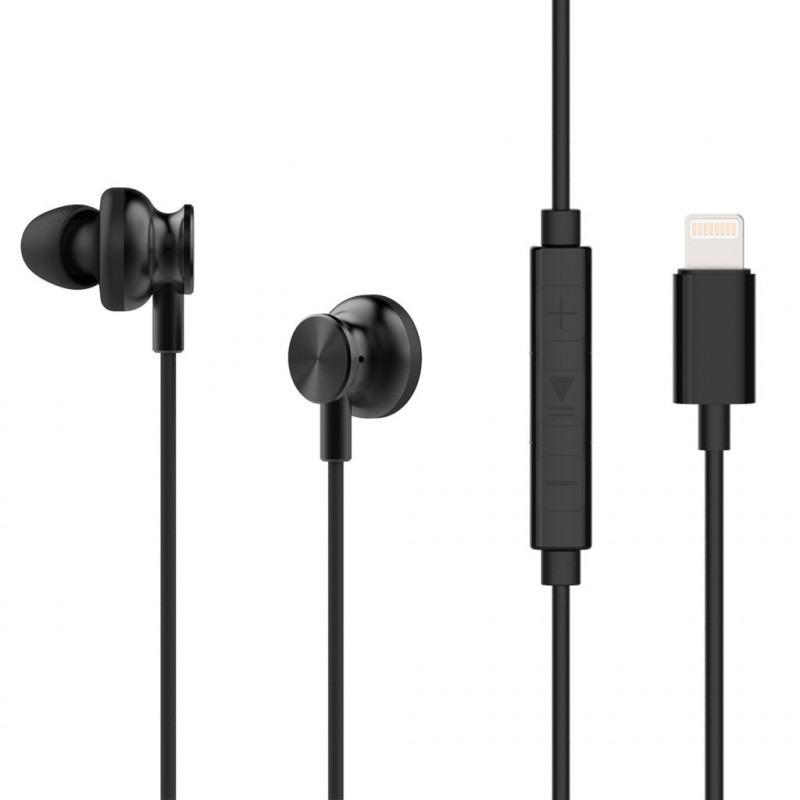 Hörlurar och headset - Champion In-ear Lightning headset för iPhone (MFi)