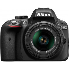 Digitalkamera - Nikon D3300 + AF-P 18-55/3,5-5,6 VR (Fynd)