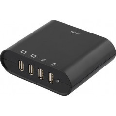 Laddare och kablar - USB-laddstation med 4 USB-portar Strömadapter med 1.2M (AC-adapter)