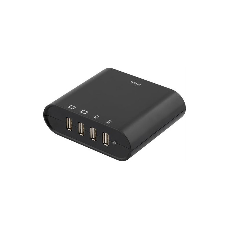 Laddare och kablar - USB-laddstation med 4 USB-portar Strömadapter med 1.2M (AC-adapter)