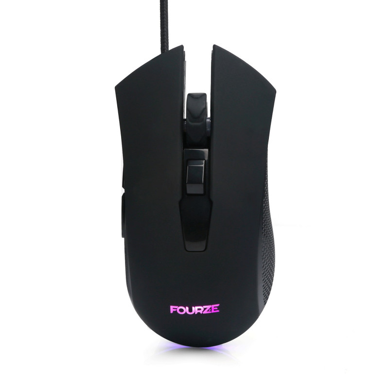 Gamingmus - Fourze gamingmus med RGB
