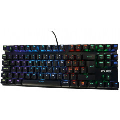 Bakgrundsbelyst tangentbord gaming - Fourze GK110 mekaniskt RGB-gaming-tangentbord