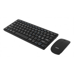 Trådlösa tangentbord - Deltaco trådlöst kit med minitangentbord och mus (Fyndvara)