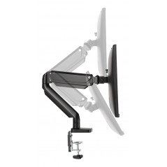 Datorskärm tillbehör - Bordsstativ med gasfjäder och VESA för datorskärm 17-32", monitorarm