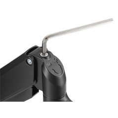 Datorskärm tillbehör - Bordsstativ med gasfjäder och VESA för datorskärm 17-32", monitorarm