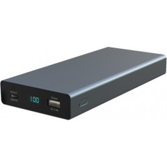Portabla batterier - PowerBank batteri på 20000mAh 60W USB-C PD QC
