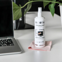 Datorskärm tillbehör - Universal skärmrengöring 250ml med Rengöringsduk