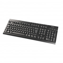 Trådade tangentbord - HAMA USB-tangentbord med tysta tangenter