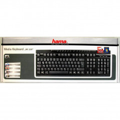 Trådade tangentbord - HAMA USB-tangentbord med tysta tangenter