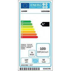 TV-apparater - Luxor 50-tums 4K Smart LED-TV med WiFi