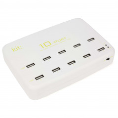 Laddare och kablar - USB-laddstation med 10 USB-portar 1A/2.4A