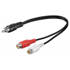 Ljudkabel & ljudadapter - RCA Y-adapter