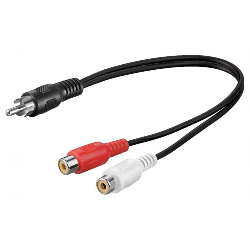 Ljudkabel & ljudadapter - RCA Y-adapter