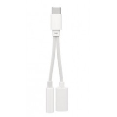 Adapter till smartphone - USB-C till 3.5 mm och USB-C hone ljud-adapter