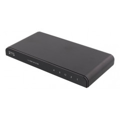 Skärmkabel & skärmadapter - Deltaco HDMI-splitter 1 till 4 utgångar