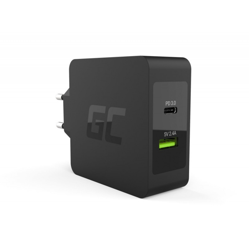 Datorladdare - GreenCell USB-C laddare 45W för laptops inkl USB-C kabel 2m