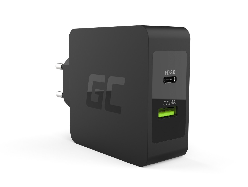 GreenCell USB-C laddare 45W för laptops inkl USB-C kabel 2m