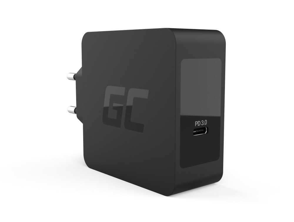GreenCell USB-C laddare 60W för laptops inkl USB-C kabel 2m