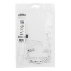 Laddare och kablar - MFi-godkänd USB Lightning iPhone-laddkabel 0,5m
