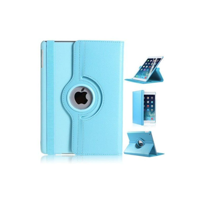Fodral surfplatta - Fodral med roterande stöd till iPad 10.2" (2019/2020/2021) 7th, 8th & 9th Gen. (Ljusblå)