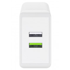 Laddare och kablar - Goobay Strömadapter med 2xUSB Quick Charge QC3.0 28W 2A