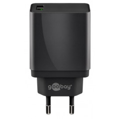 Laddare och kablar - Goobay Strömadapter med USB Quick Charge QC3.0 18W 3A