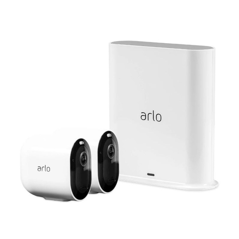 Digital videokamera - Netgear Arlo Pro 3 VMS4240P Basstation med 2st kameror (Fyndvara)