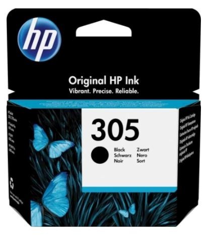 HP 305 svart bläckpatron