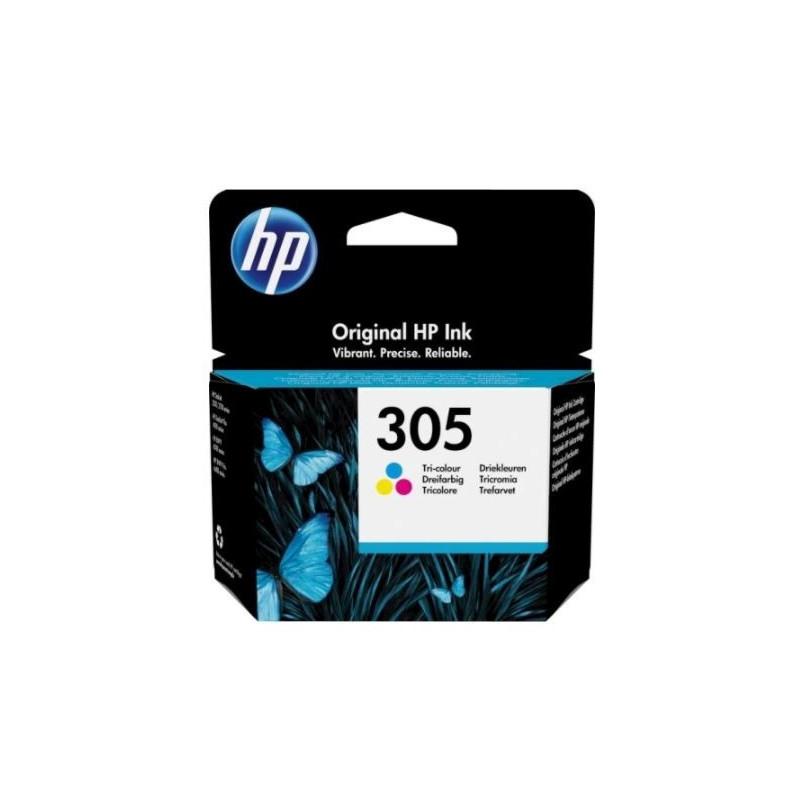 Skrivare/Printer tillbehör - HP 305 Tri-colour bläckpatron